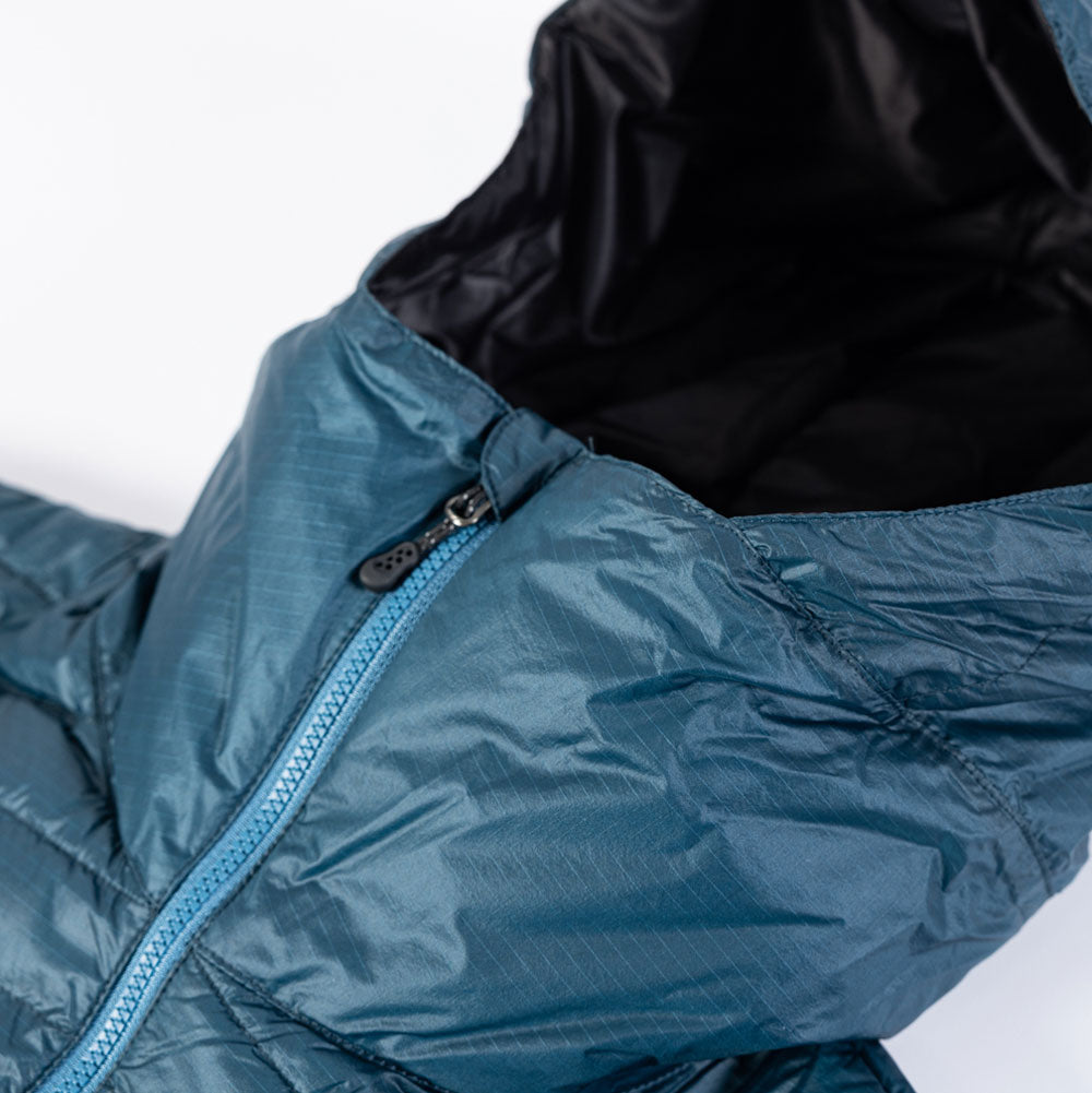 Beringia - Bering Down Inner Hoody - neck detail