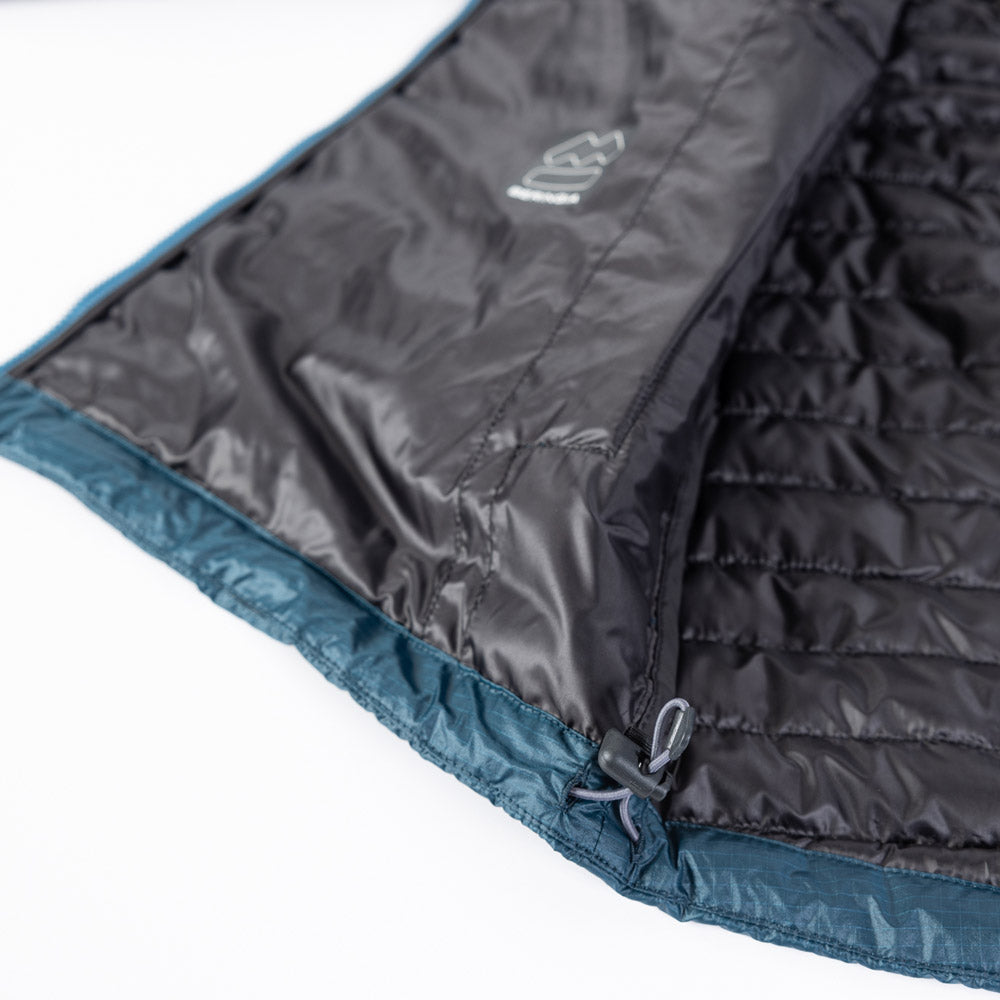 Beringia - Bering Down Inner Hoody - waist cinch detail