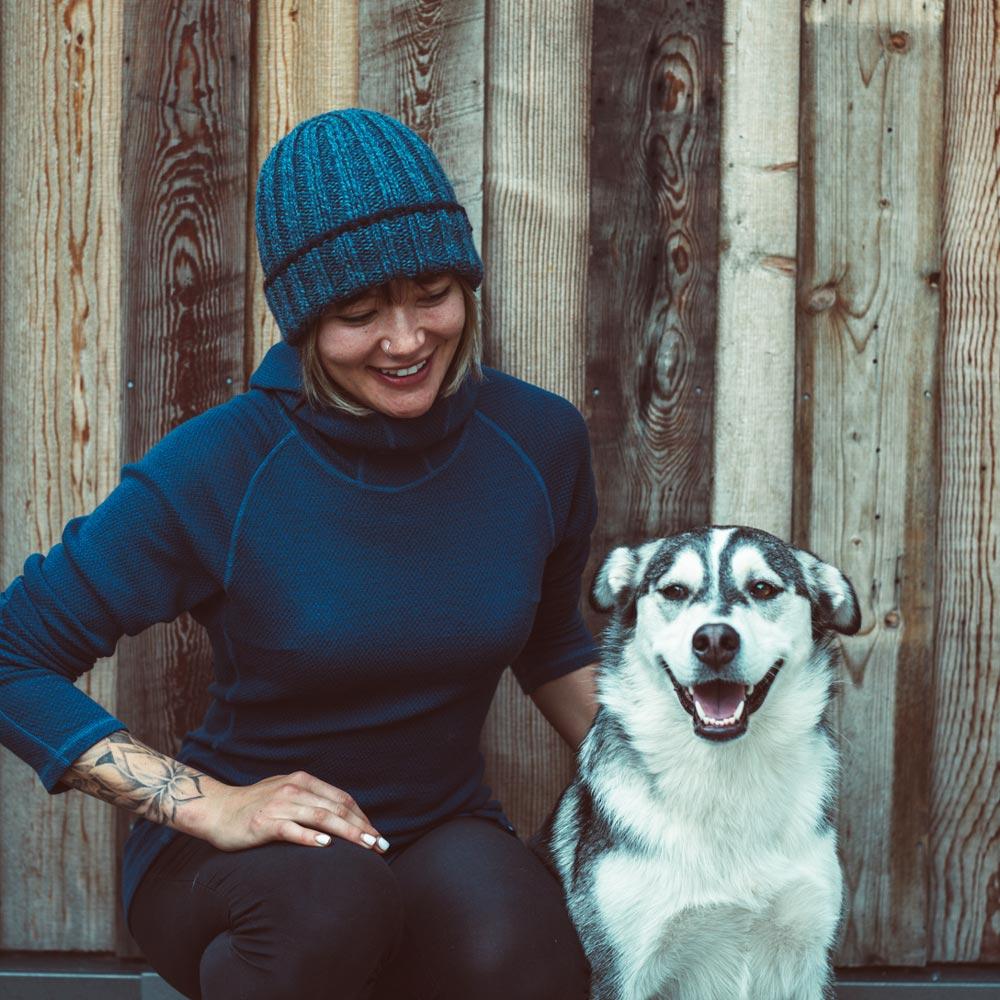 Beringia - Kodiak Knit Hat - Seamless, Blue